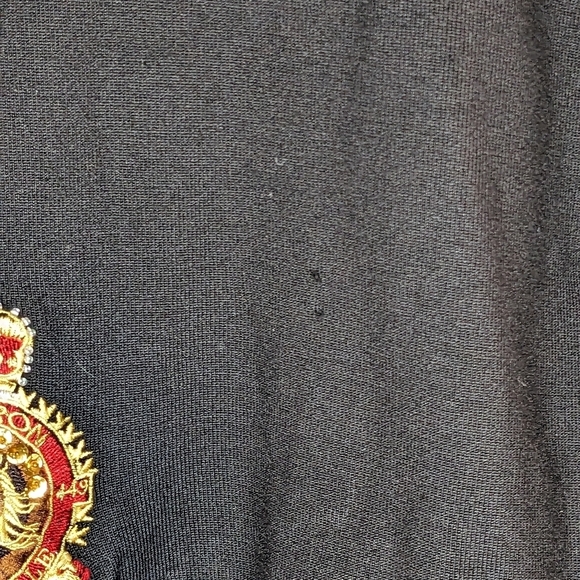 Silk Club Collection Black Long Sleeve Silk Nylon Blend Pull On Shirt Size Small - Picture 7 of 10